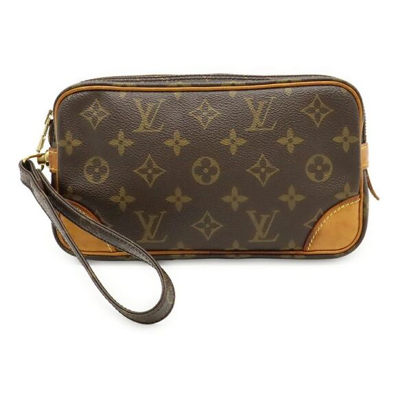 Louis Vuitton Marly Dragonne Monogram Clutch Bag